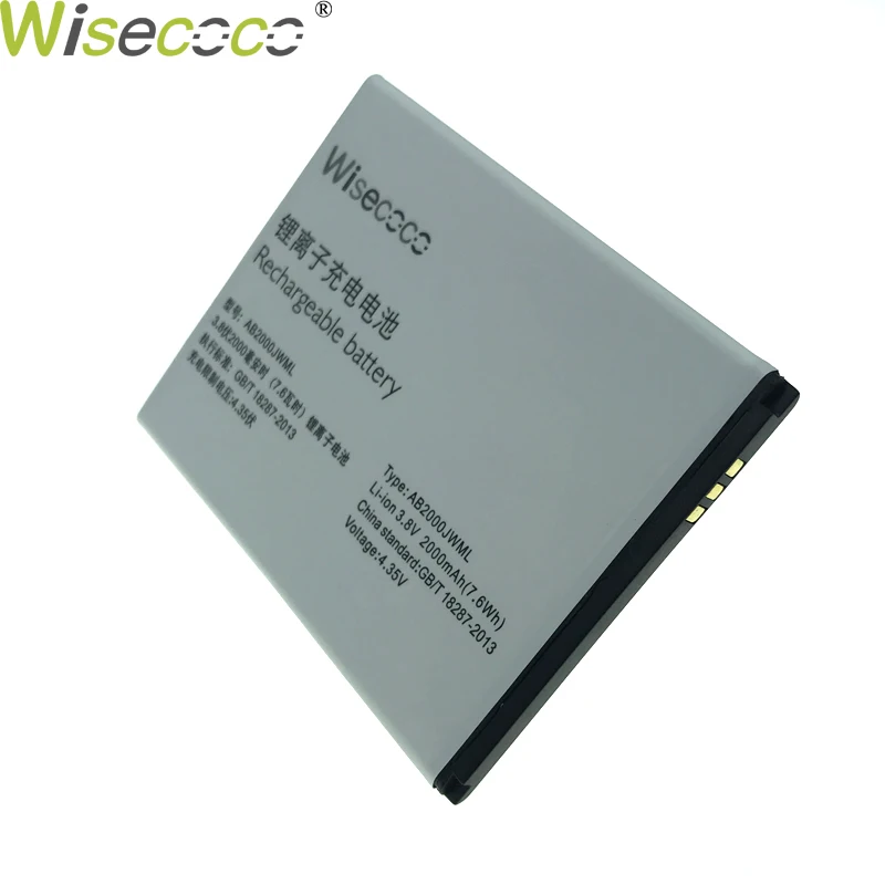 WISECOCO 2000 мАч AB2000JWML батарея для Philips Xenium S337 CTS337 мобильный телефон+ номер отслеживания