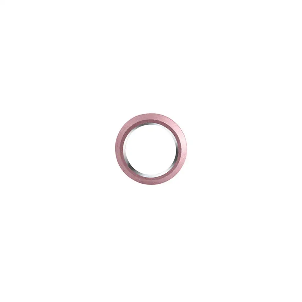 pink Защитная круглая камера для смартфона, металлическая задняя камера, защитный чехол для объектива, кольцевой бампер для iphone XR, защитное кольцо для объектива, 1 шт - Цвет: pink