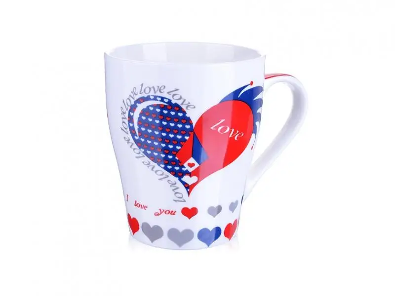 Кружка LORAINE Любовь 340 мл надпись|Кружки| |
