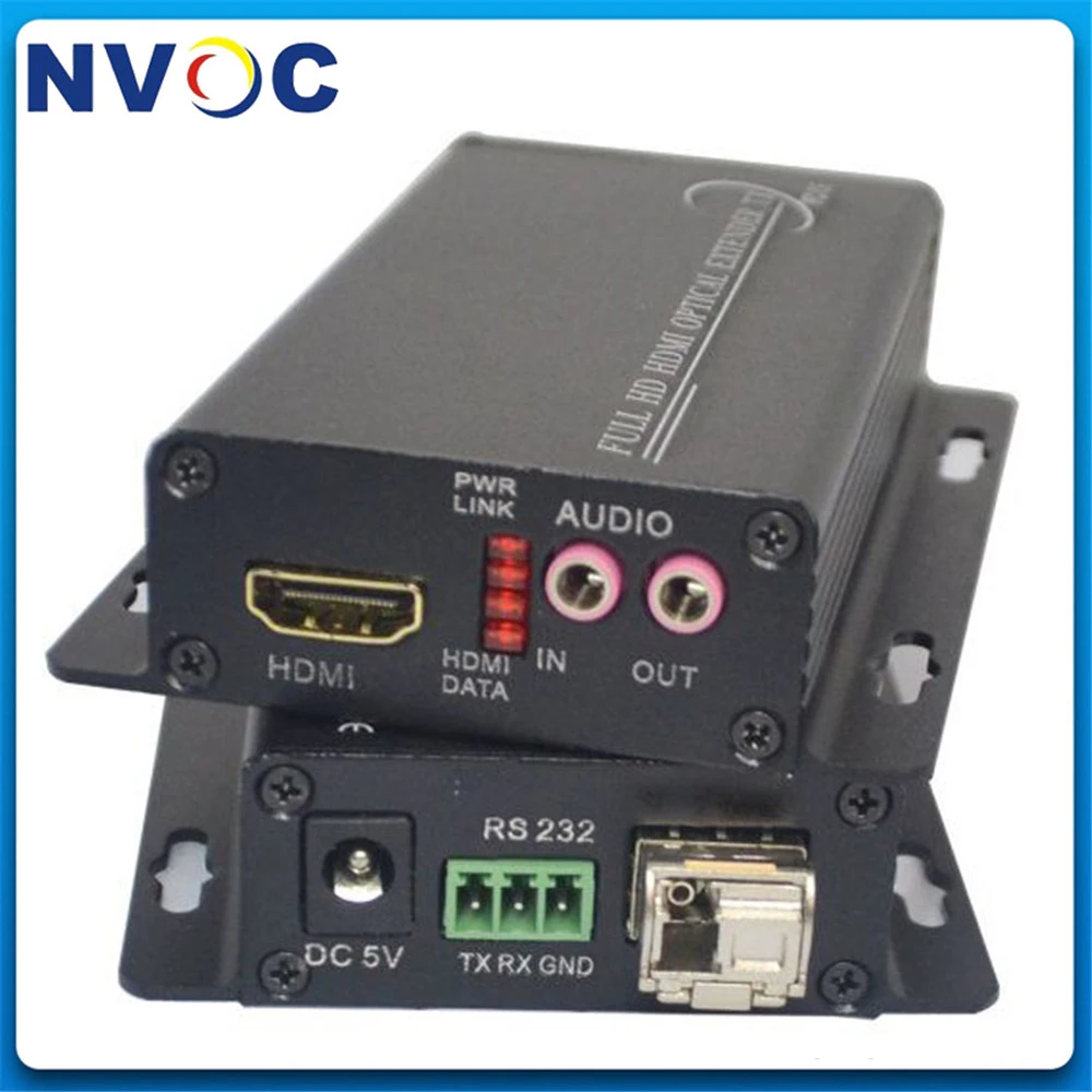 Мини Тип HDMI волоконно оптический передатчик и приемник расширитель трансивера +
