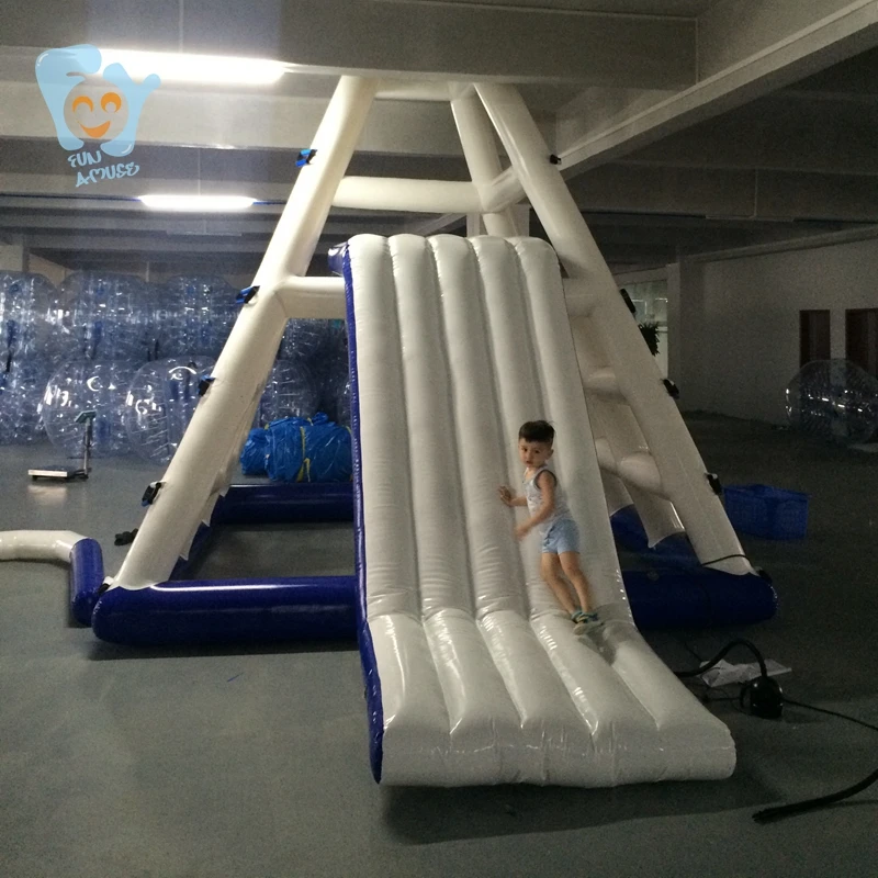 Large Inflatable Water Floating Islands Fun Sports Games Climbing Wall Giant Adult Slide Beach Park |
