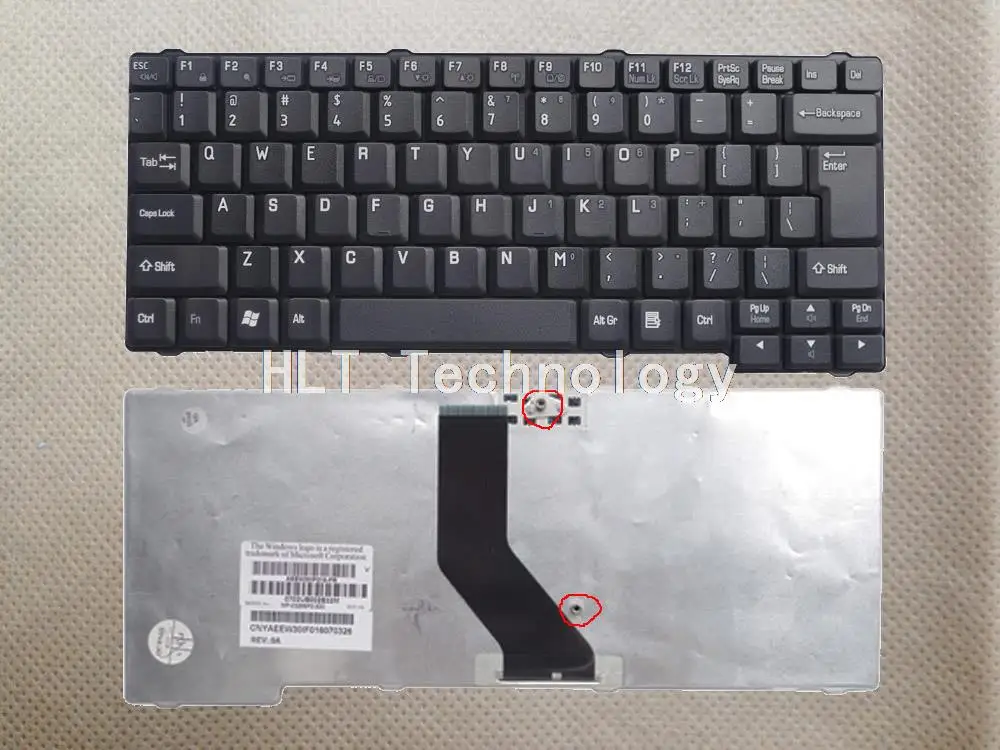 Оригинальная и новая черная клавиатура США для toshiba L10 L15 L20 L25 L30 L35 L200 Tecra L2 хорошая