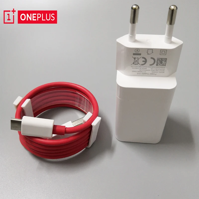 100% Оригинальные OnePlus 6 Dash Зарядное устройство тире ЕС кабель 100 см 3 4 В ~ 5 = 3.5A