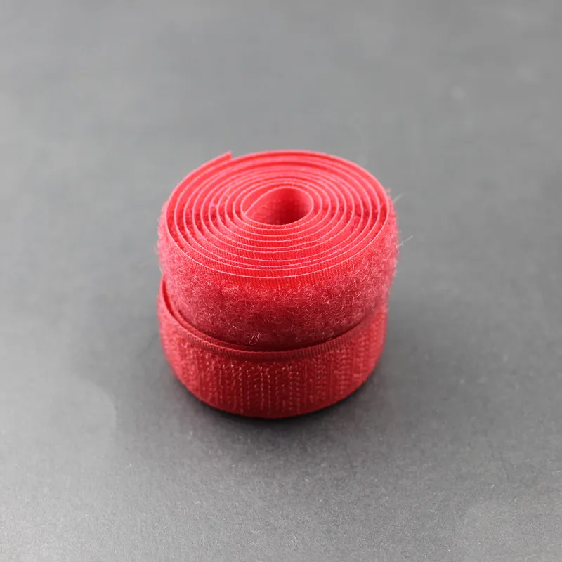Red 1 пара 100*2 см крючок и петля клейкая крепежная лента швейные инструменты полиэстер Волшебный стикер Adesivo двойной замок лента без клея - Цвет: Red