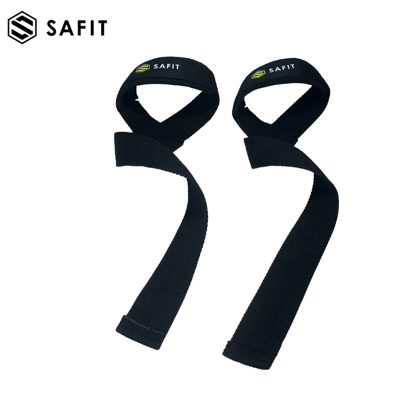 SaFit подъемные ремни-тяжелая атлетика ручной Бар поддержка запястья крюк обертывание поддержка запястья s Assist Grip сила тяжелой атлетики ремень
