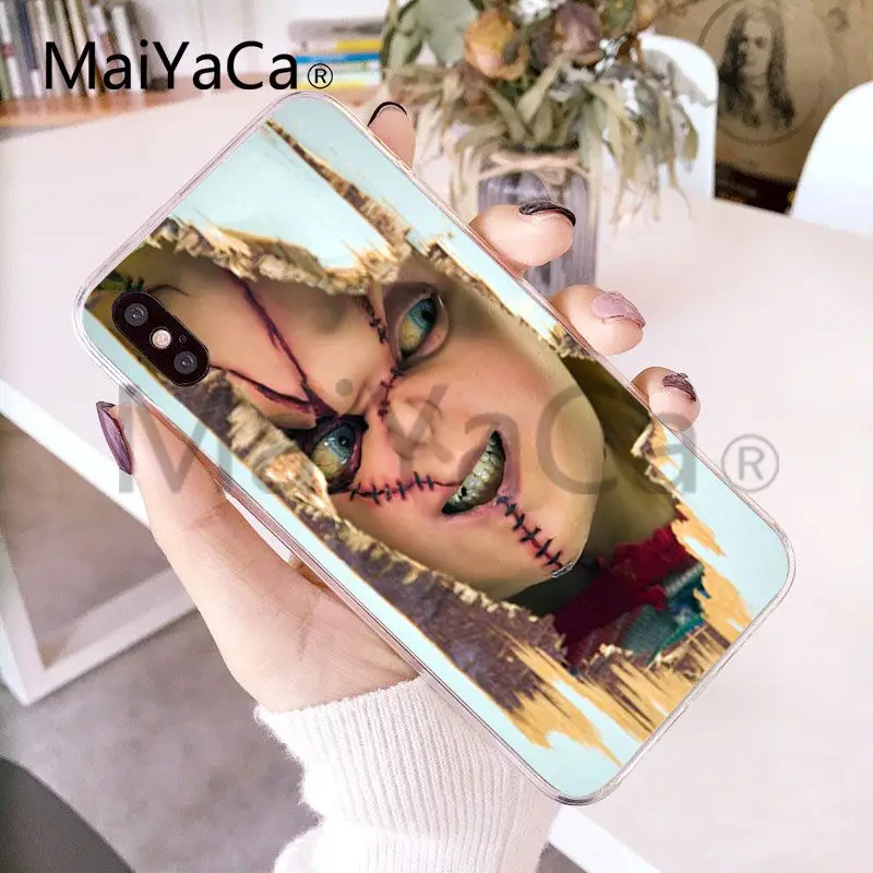 Классический высококачественный чехол для телефона MaiYaCa Chucky Doll Horror Movie Apple iphone XS XR