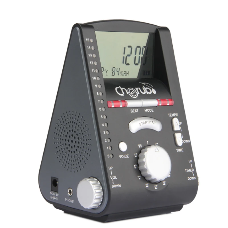 Cherub Piano Mate WSM 260 с многофункциональной фортепианной гитарой метроном часы
