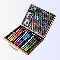 150pcs children drawing set art school supplies painting set tools palette crayons markers brush pen painting tools kids gifts