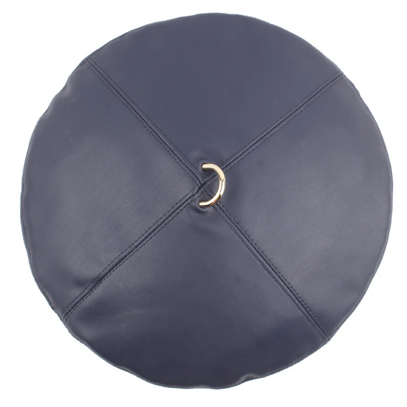 HT2328 высококачественный Женский берет из искусственной кожи французская шляпа с