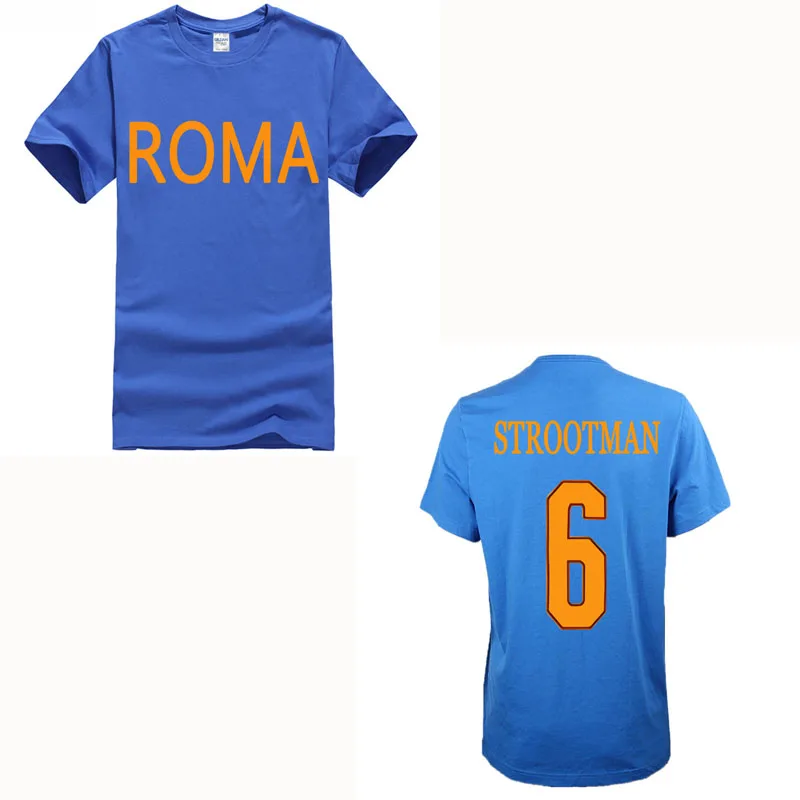 Strootman 2018 футболка с принтом Римский герой Золотой игрок №6 толстовка капюшоном в