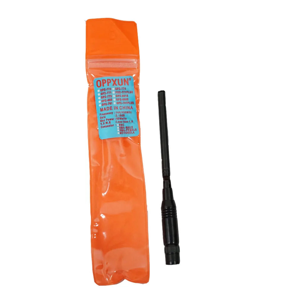 XQF NA-774 DUAL BAND 144/430Mhz U/V BNC Antenna For Kenwood ICOM Walkie Talkie Two Way Radio IC-V80 IC-V82 TK100