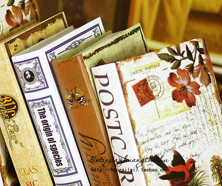 

10pc ornaments study series of decorative props European style of the ancient Fake FG-15 simulation book ecoration Books