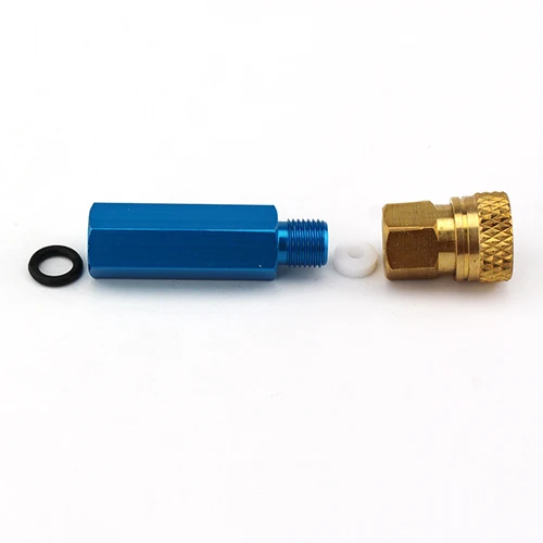 blueA with connector Пейнтбол PCP насос фильтр высокого давления вода-масло сепаратор 8 мм фильтрация воздуха 30mpa 4500psi M10x1 Резьба 50 см шланг - Цвет: blueA with connector
