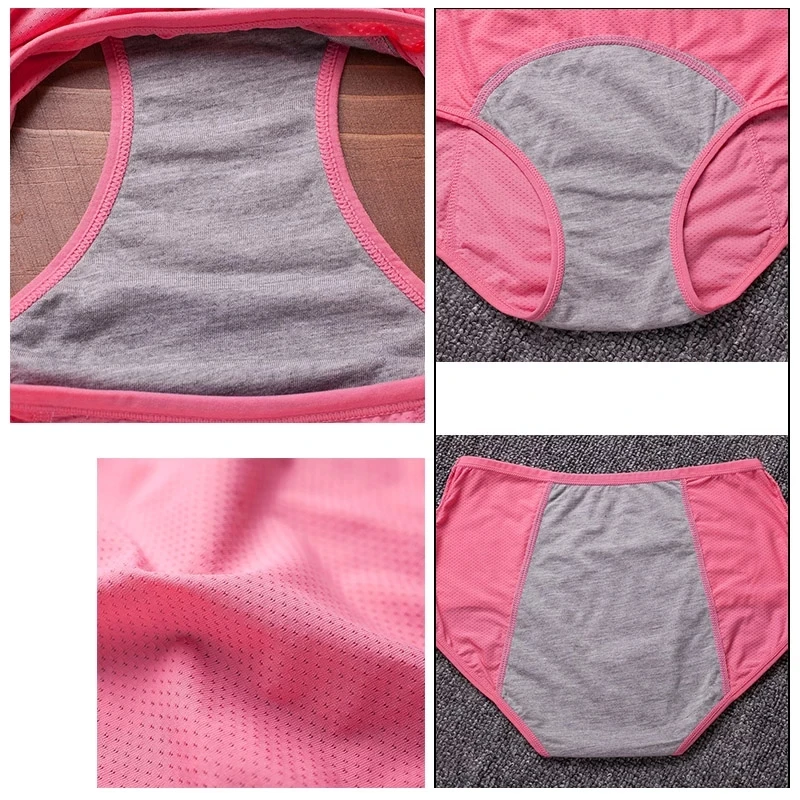 Герметичные трусы для менструального периода хлопковые бесшовные здоровья