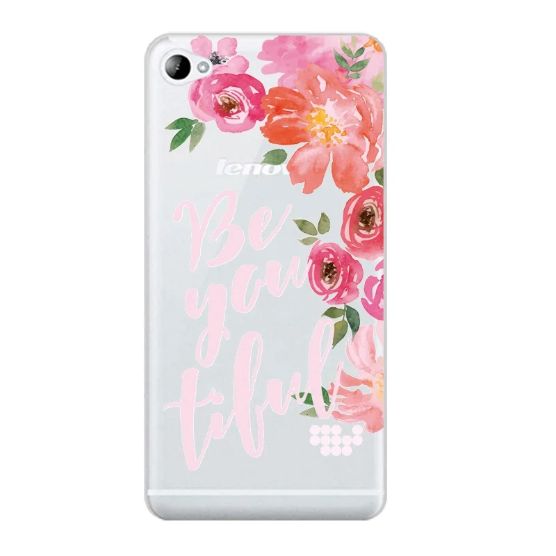 Мягкий прозрачный ТПУ чехол Windbell для Lenovo S60 S90 A2010 A1000 A5000 A7000 K4 K5note Flora Coque Fundas Cover