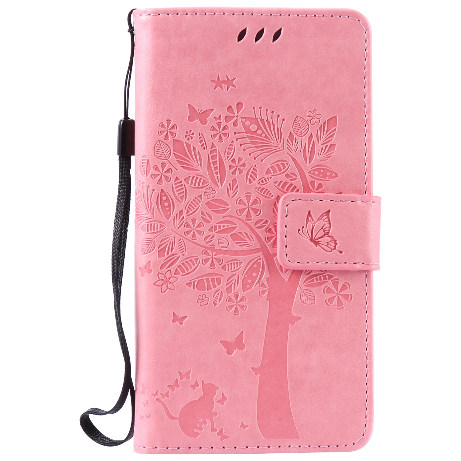Чехол-книжка для sony Xperia XA F3116 F3115 F3111, роскошный кожаный чехол-бумажник для 5," sony XA F3112 F3113, чехол - Цвет: pink