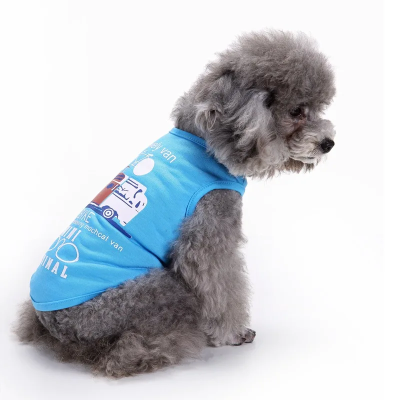 2017 Весенняя и летняя одежда для собак Жилет милый жилет езды на велосипеде с