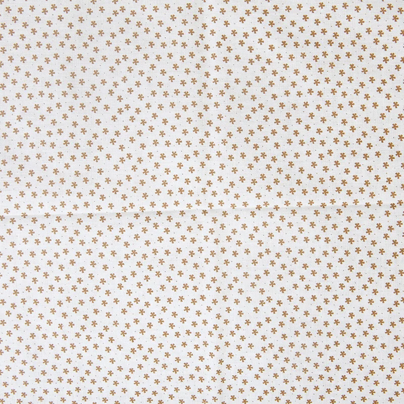 Ткань для шитья пэчворк 7 шт. ассорти коричневое Хлопковое одеяло ткань плотная в