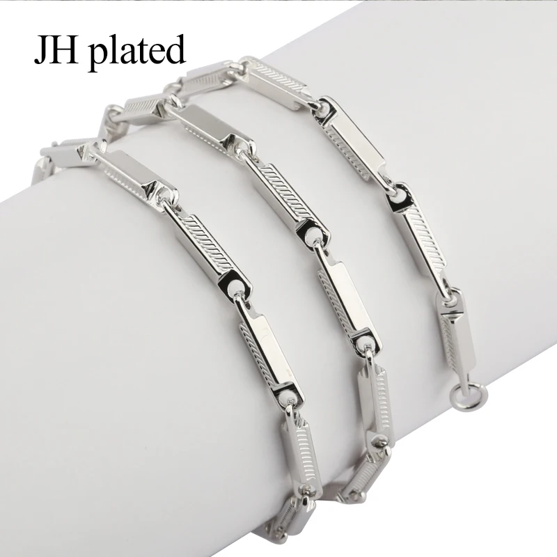 Модные серебряные ожерелья JHplated ширина 50 см модное ожерелье разных вариантов