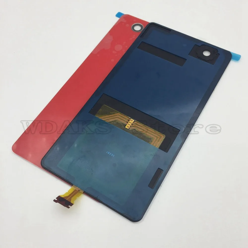 С NFC антенной для sony Xperia Z3 Compact D5803 D5833 Крышка батарейного отсека Корпус Мини заднее