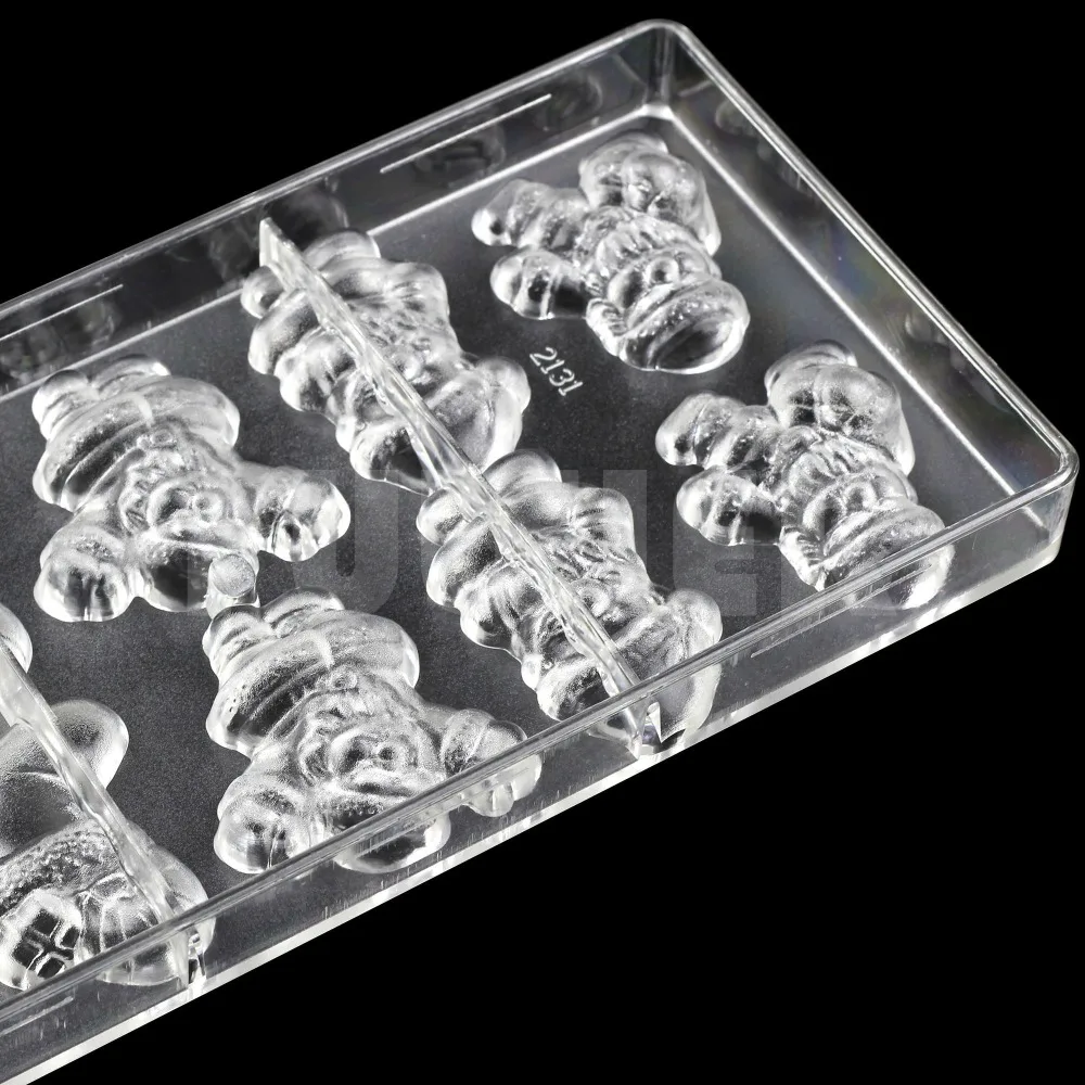 Рождественская серия из шоколадной формы DIY выпечка в подарок поликарбонатная