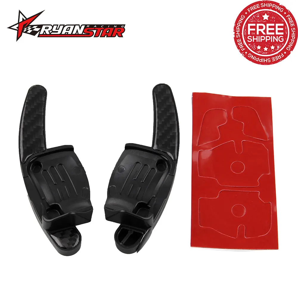 1 пара карбоновое рулевое колесо шифт набор весло расширение для VW Golf 6 Jetta GTI MK6 R R20