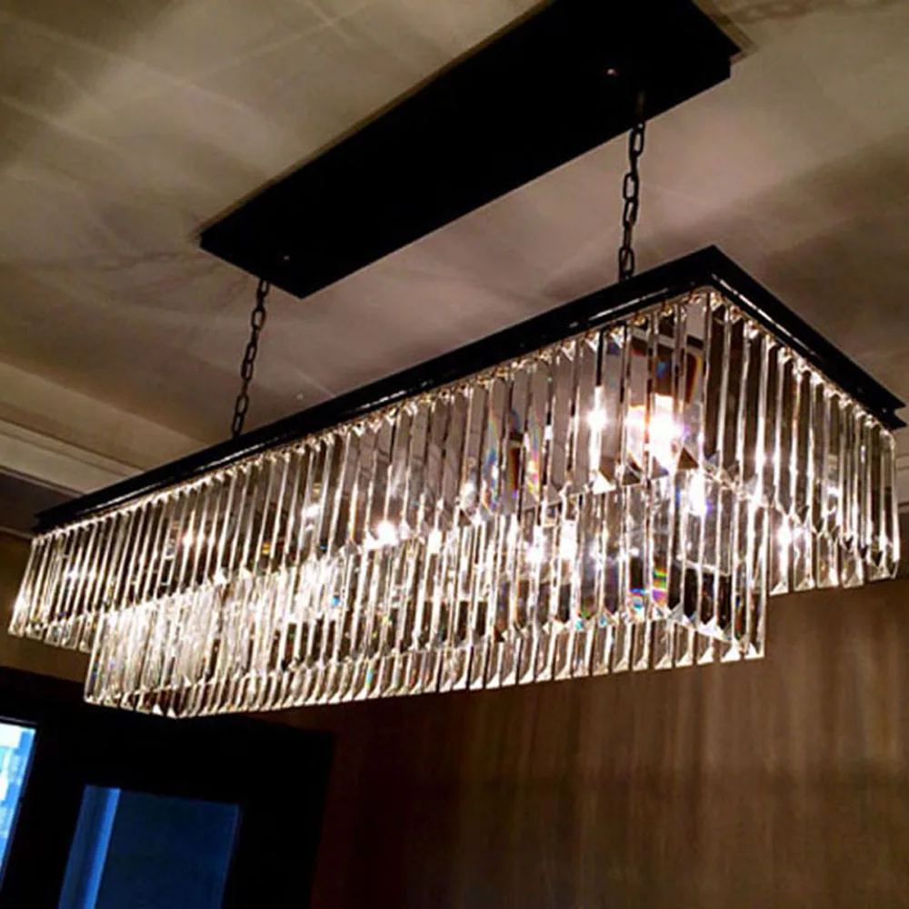 구매 미국 국가 크리스탈 샹들리에 거실 레스토랑 바 카운터 카페 조명 북유럽 바 사각형 샹들리에 Led 램프 저렴한 미국 국가 크리스탈 샹들리에 거실 레스토랑 바 카운터 카페 조명 북유럽 바 사각형 샹들리에 Led 램프