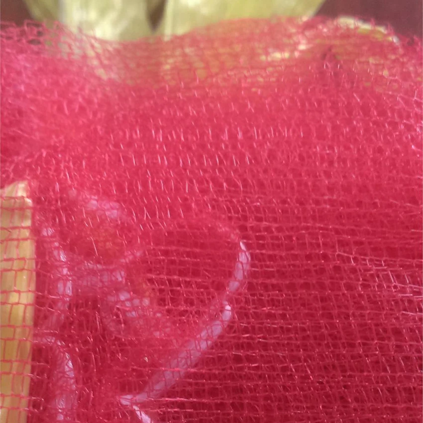 100 шт./лот Прочные Полиэтиленовые сетчатые пакеты с сеткой (сетка 1x2 мм) для овощей