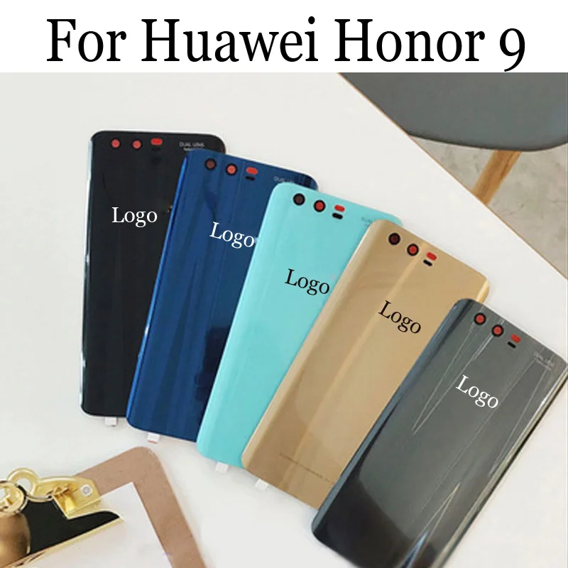 Задняя крышка батареи корпус двери для Huawei Honor 9 задняя Honor9 замена без стекла