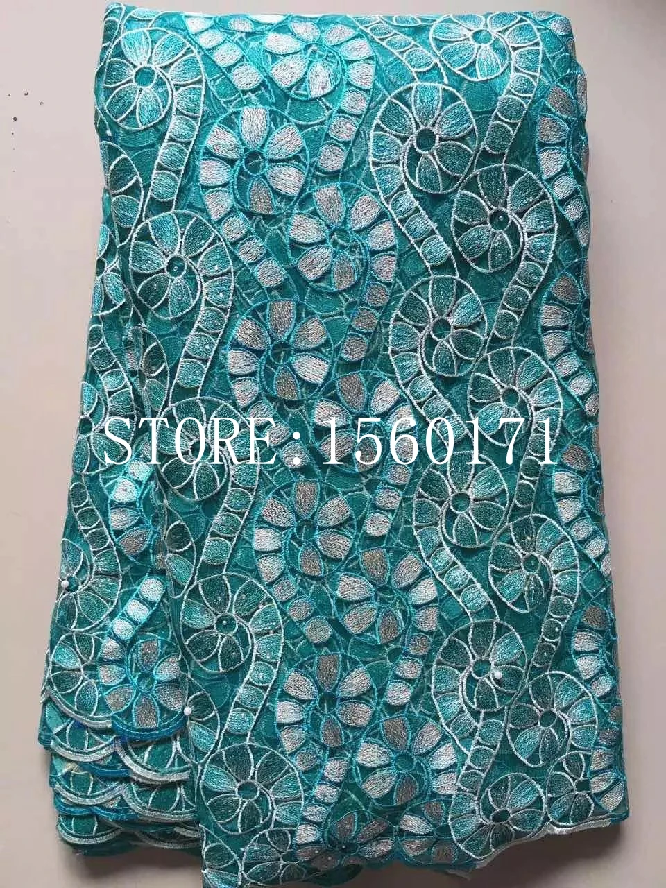 Free Shipping by DHL!! Nigerian swiss tulle lace beautiful african fabric for wedding shiny dresses.WB5287 | Дом и сад