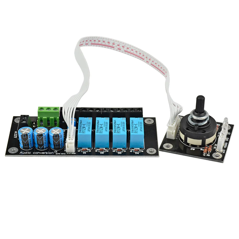 Плата отбора аудиосигнала AIYIMA регулируемый аудиопереключатель RCA Lotus Seat Stereo 4