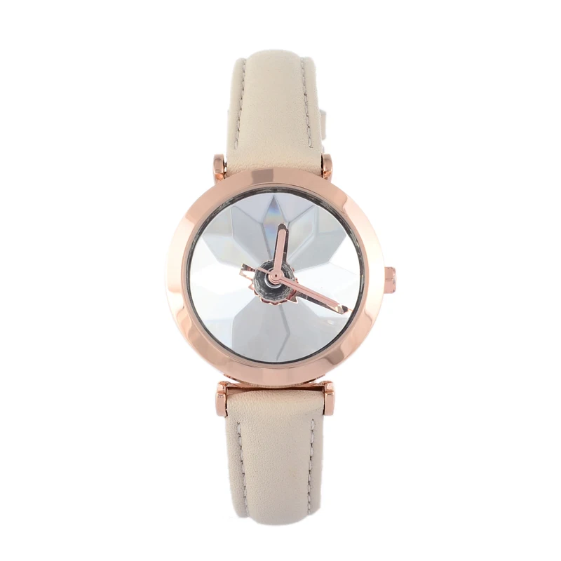 Женские наручные часы Montre Femme с цветочным принтом Lotus кожаные ярких цветов для