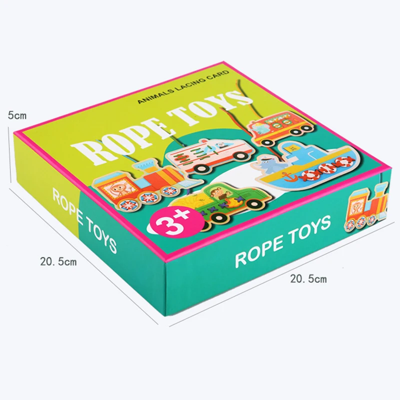 Деревянные бисерные игрушки ручной работы Детские Красочные Мультяшные