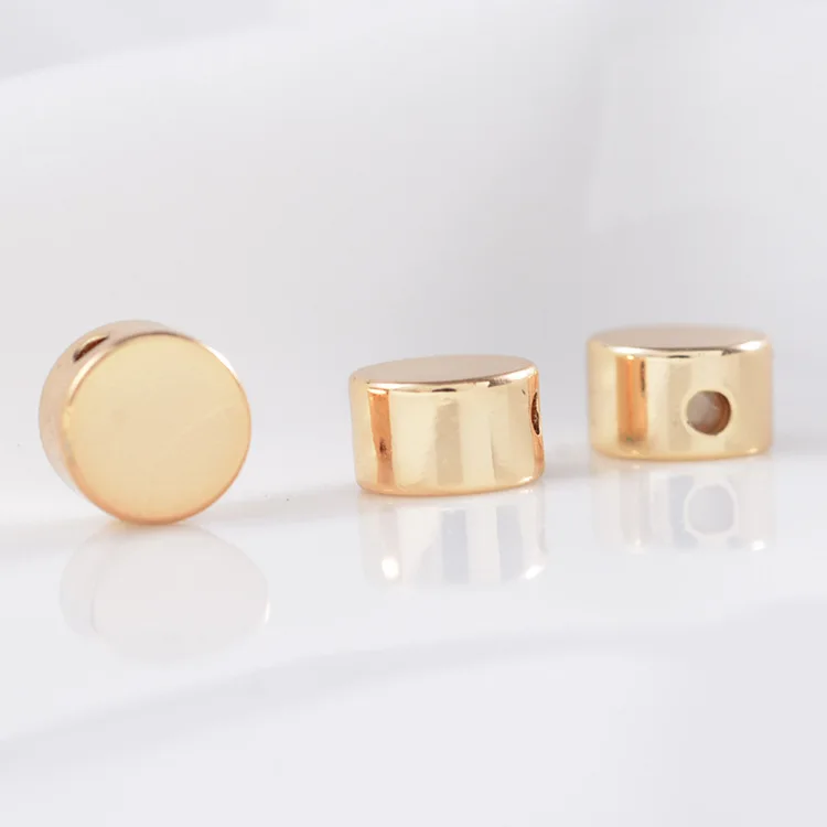 Cylindrical small hole copper septum pearlite hand chain accessories | Украшения и аксессуары