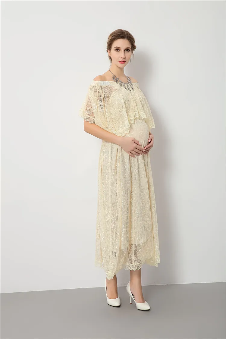 Милый реквизит для фотосъемки беременных сексуальные кружевные платья модное