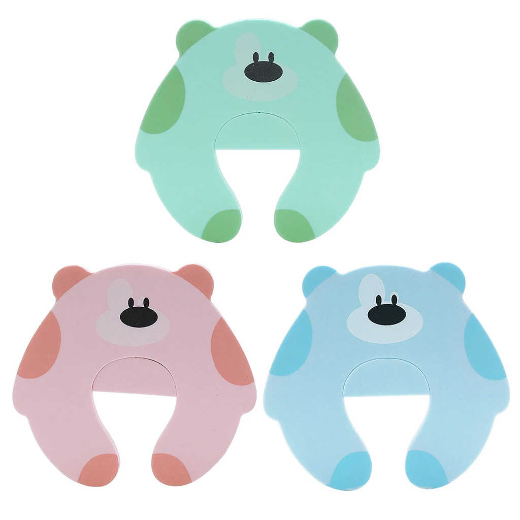 Детская безопасность мультфильм защита дверей карты анти захват Фиксатор двери