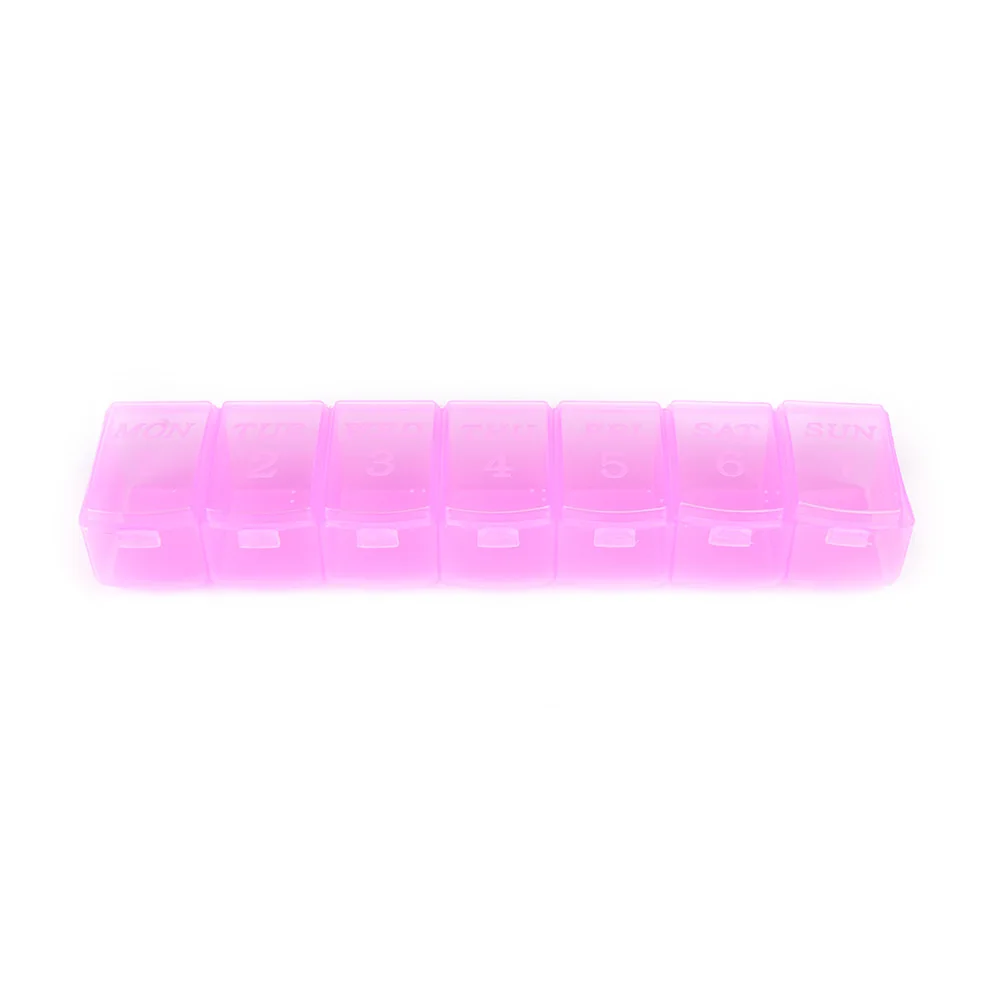 as pic Mini Pill Box Organizer Tablet Holder 2/7/21 days Slot Weekly Medicine Container Organizer Case For diet pills box - Цвет: as pic