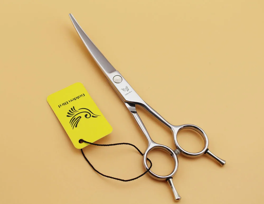Golden Bird 6 inch Upward Curved Cutting Pet Shears for Dogs Machete Knife Small Curly Cut Dog Repair Left Right hand | Красота и