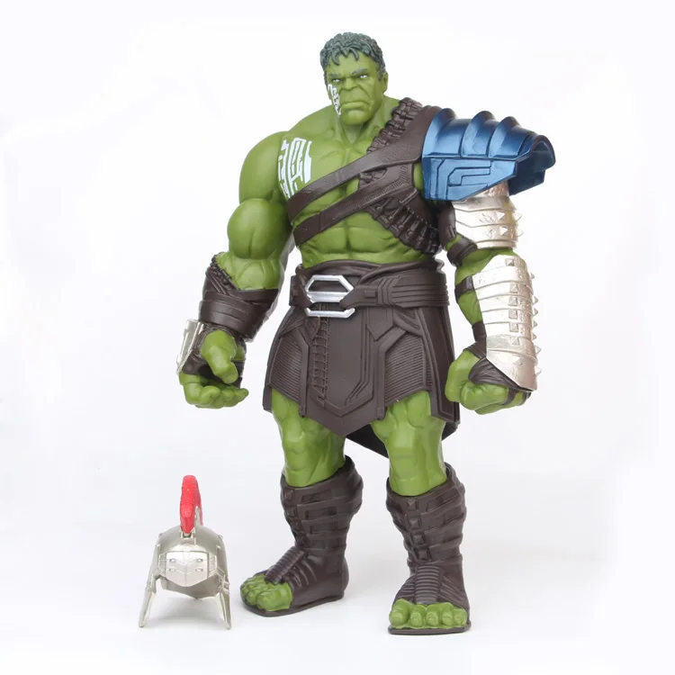 35cm vendicatori di grandi dimensioni Marvel Thor 3 Ragnarok mani mobili martello da guerra ascia da battaglia gladiatore Hulk BJD Action Figure Model Toy