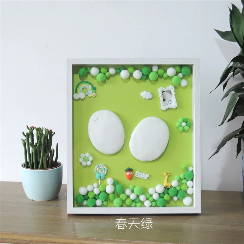 Taoqueen новорожденный подарок красочные DIY шерстяной шар руки ноги фоторамка