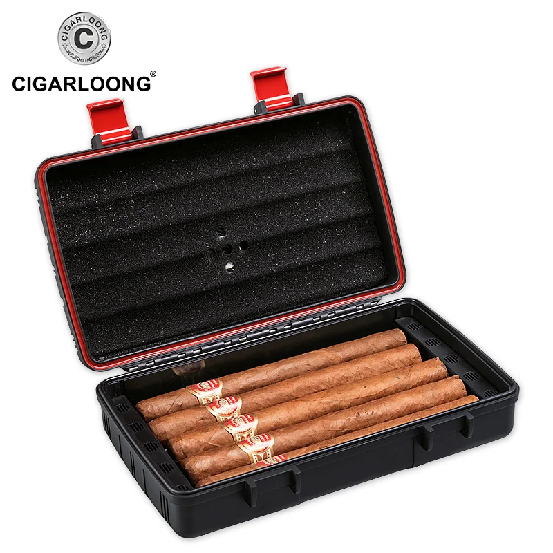 CIGARLOONG коробка для сигар увлажняющая дорожная портативная 10 pack увлажняющий чехол