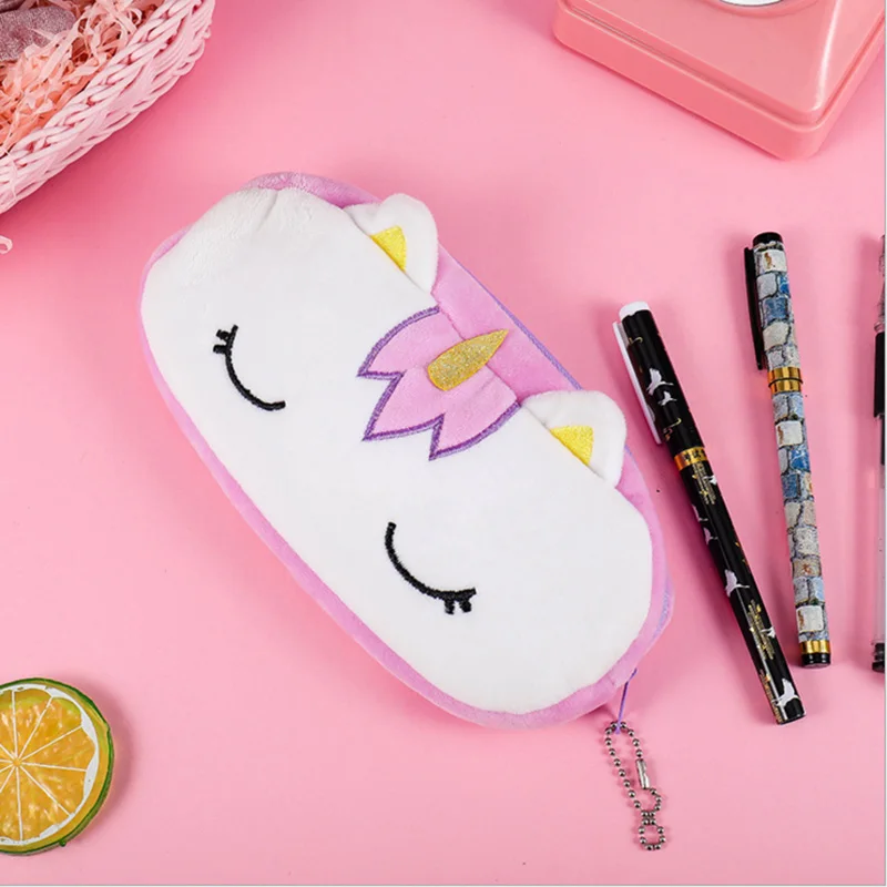 Чехол для карандаша kawaii lapiz unicornio estuche trousse школьные принадлежности ручной работы