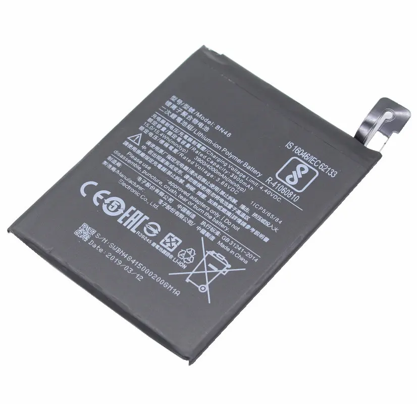 1x BN48 4000 мА/ч, замена Батарея для Xiaomi Redmi Note 6 Pro BN48 батареи Red rice Note 6 Pro Батарея+ набор инструментов для ремонта