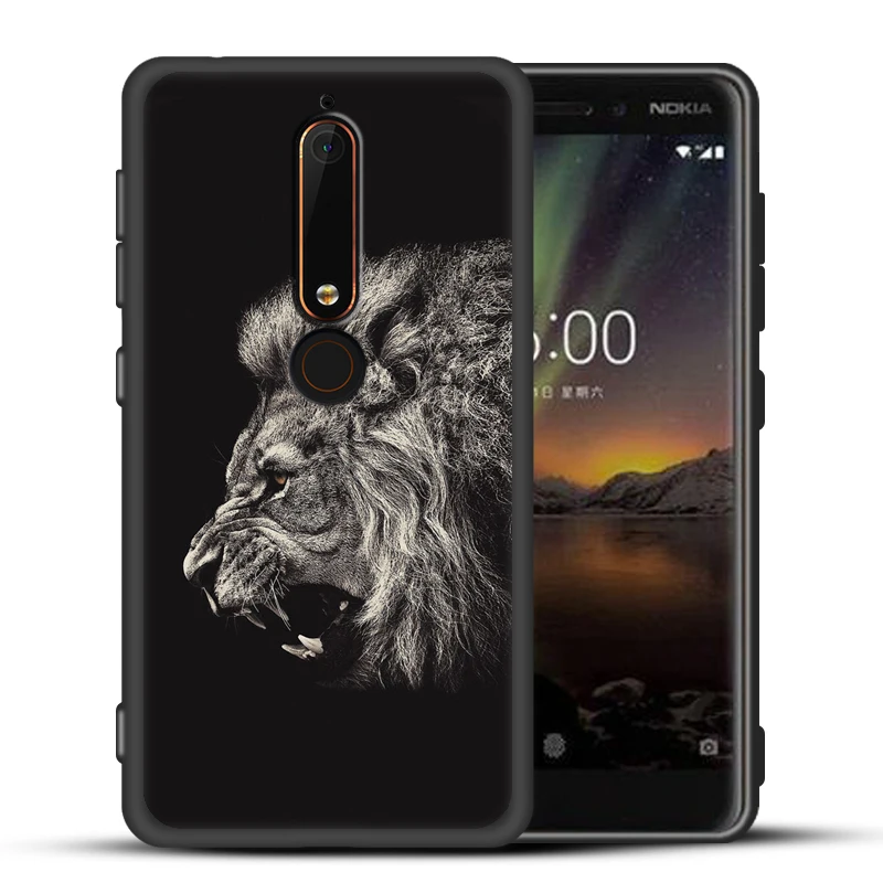 Пять цветов чехол для Nokia 6 2018 противоударный силиконовый 2017 Nokia6 TA-1054 |