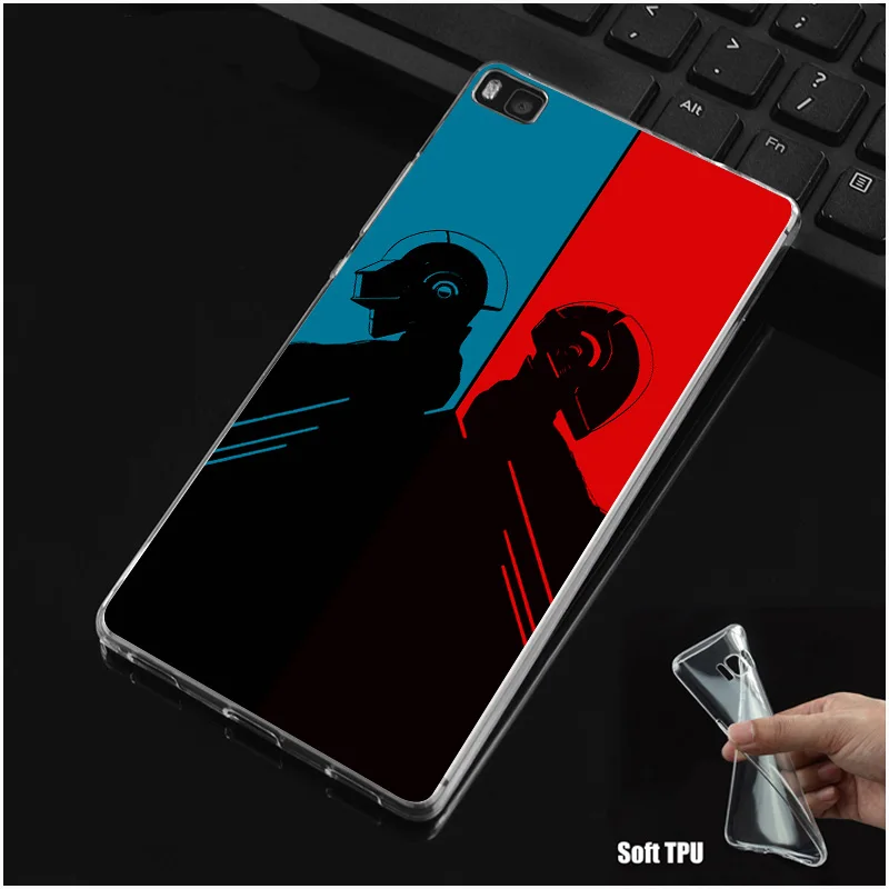 DREAMFOX M446 Daft панк Мягкий ТПУ силиконовый чехол для Huawei P8 P9 P10 Lite Plus 2017 Honor 8 Pro 9 6X |