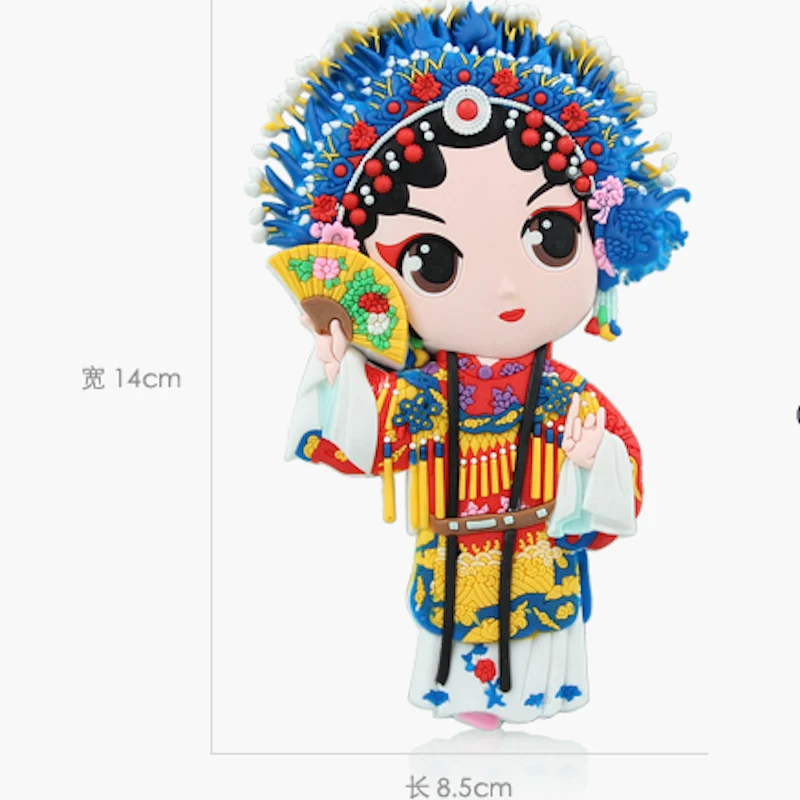 Магнитная наклейка на холодильник магниты декоративная китайская мультяшная