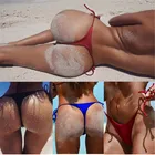 2022 сексуальные женские стринги, бикини, трусики-стринги, трусики, женские стринги, купальник, однотонные бразильские Шорты для плавания, брюки