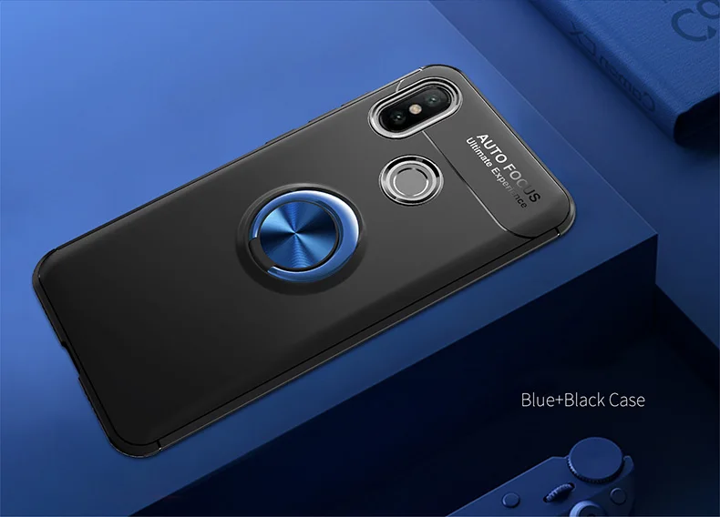 Мягкий чехол из силикона кольцо из ТПУ на заднюю панель чехол для Xio mi Red mi S2 4A 4X Примечание 5 5A Prime/Xiaomi mi 6 5X 6X A1 A2 mi X 2 2 S/Max 2 3 магнит