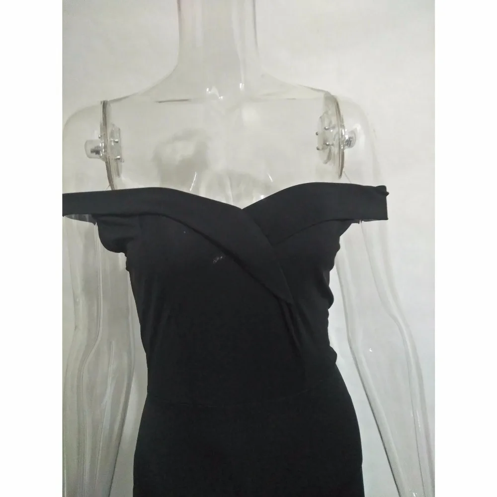 Женское платье с открытыми плечами повседневное винтажное красное Летний стиль