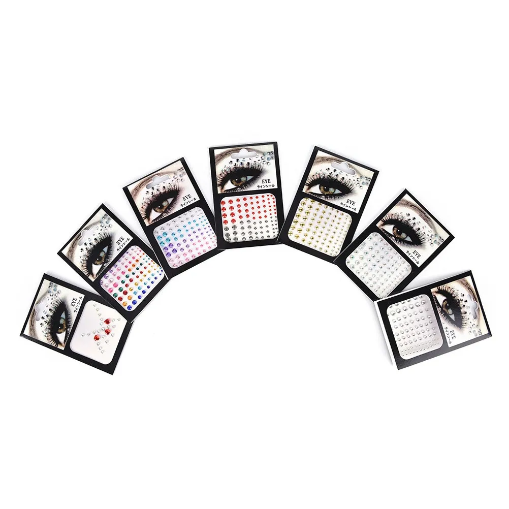 Блестящие 3D сексуальные Кристальные украшения для глаз праздничные инструменты